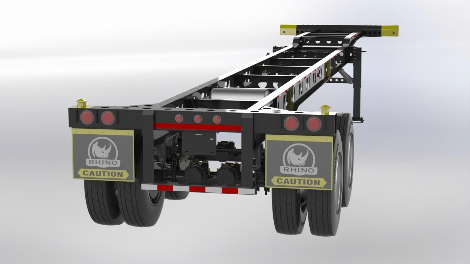 40 Feet Gooseneck 2 Axles Lightweight Container Chassis – Engineered by ...